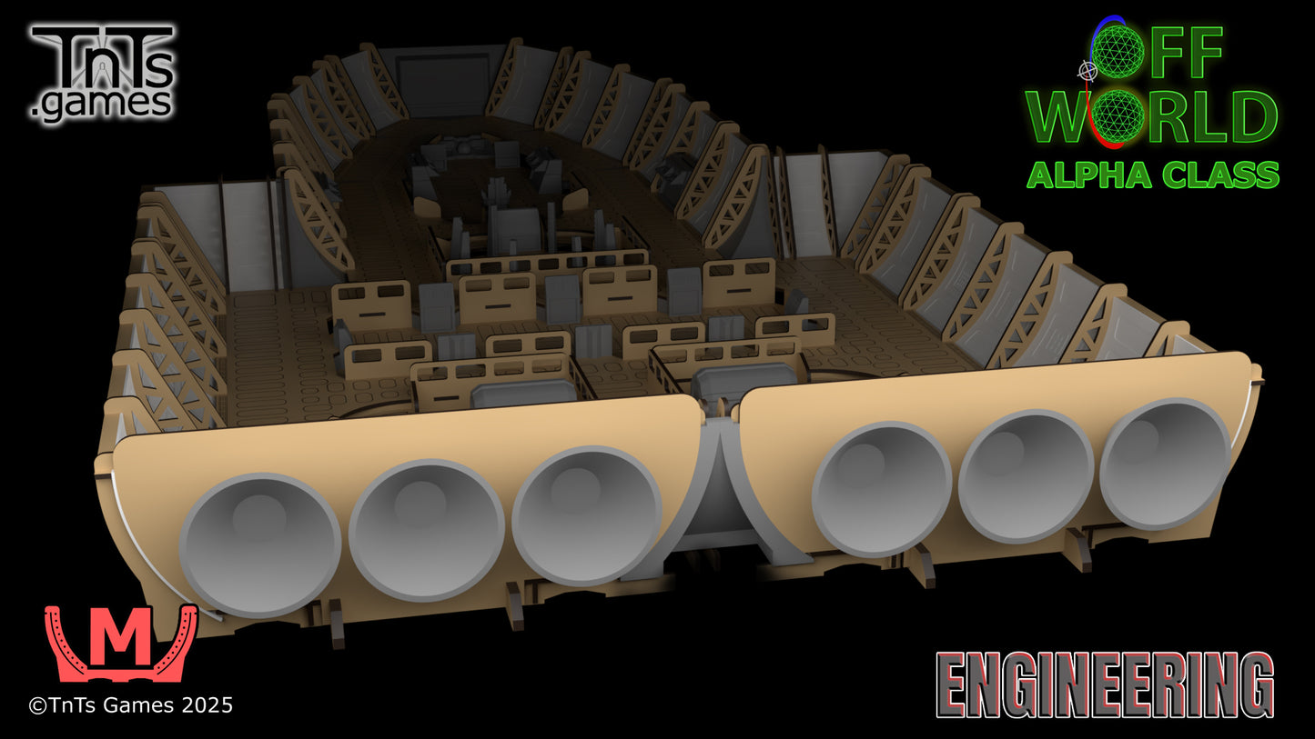 Alpha Cruiser Starship - Engineering