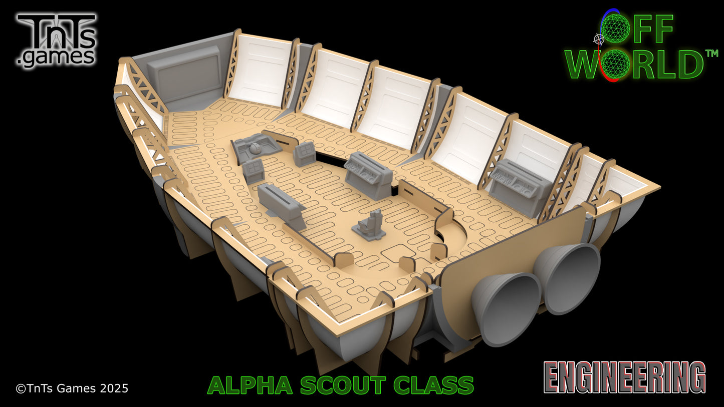 Alpha Scout Starship - Engineering
