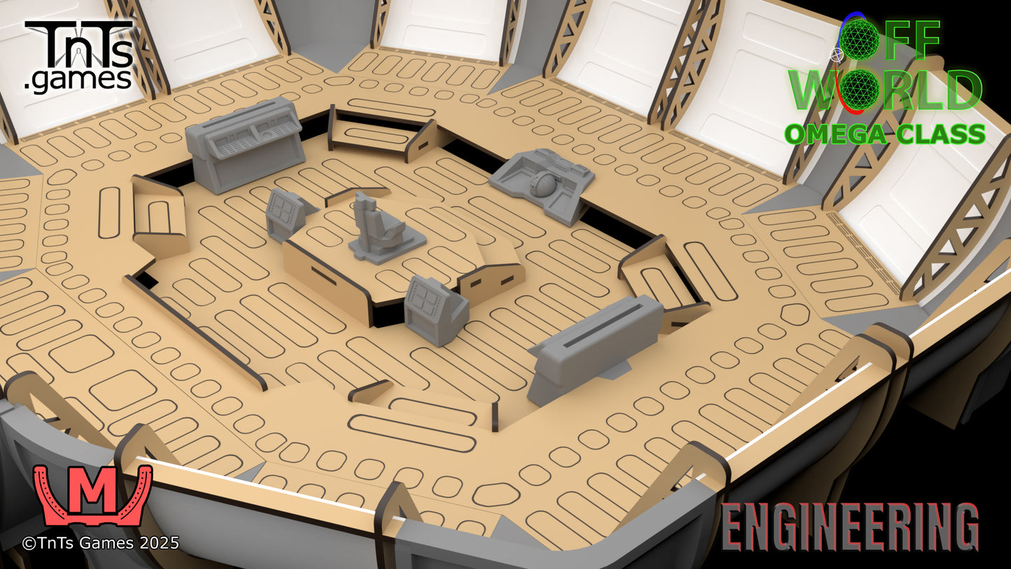 Omega Cruiser Starship - Engineering