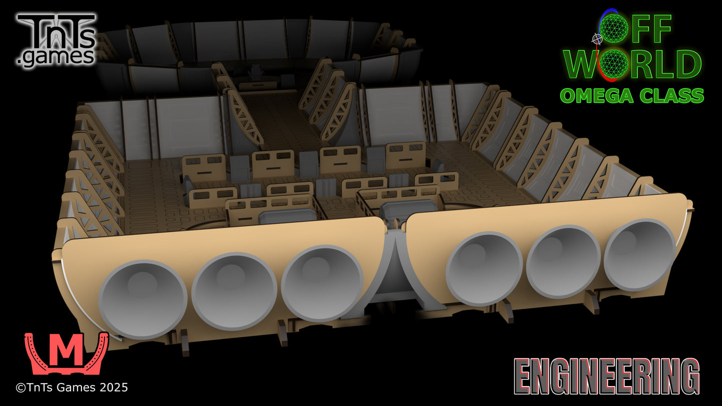 Omega Cruiser Starship - Engineering