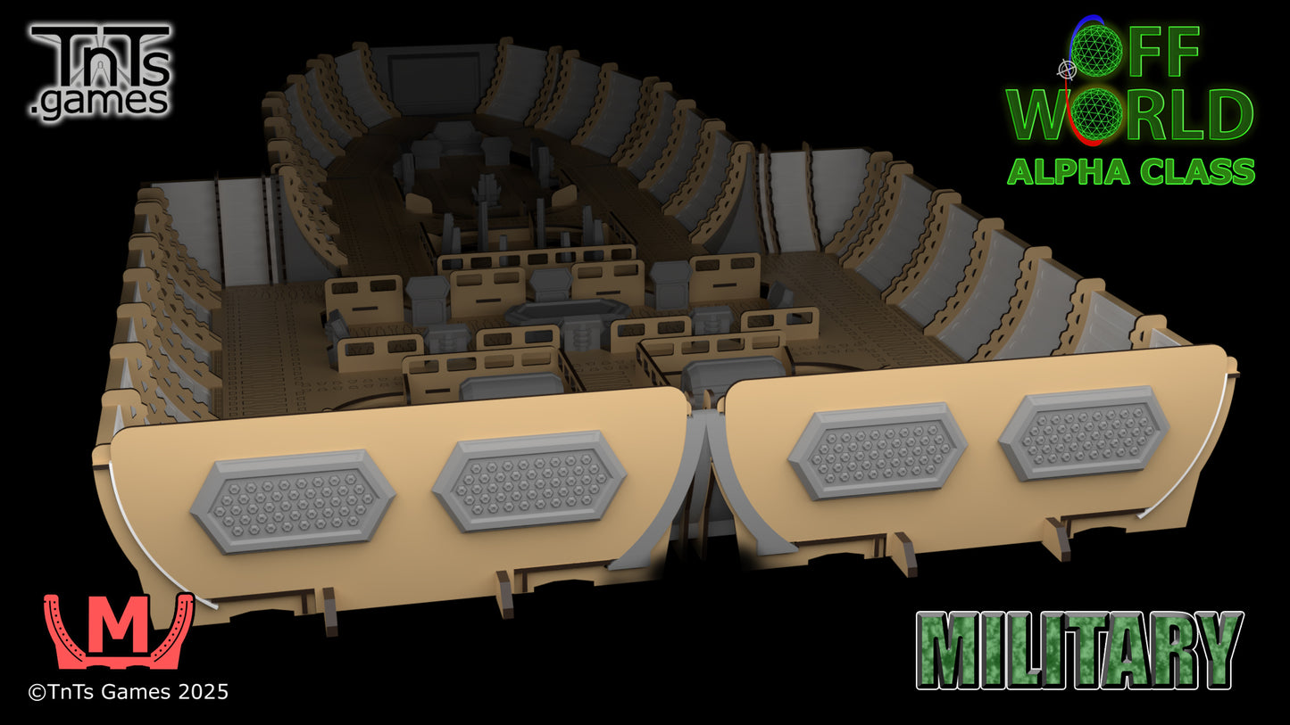 Alpha Cruiser Starship - Military