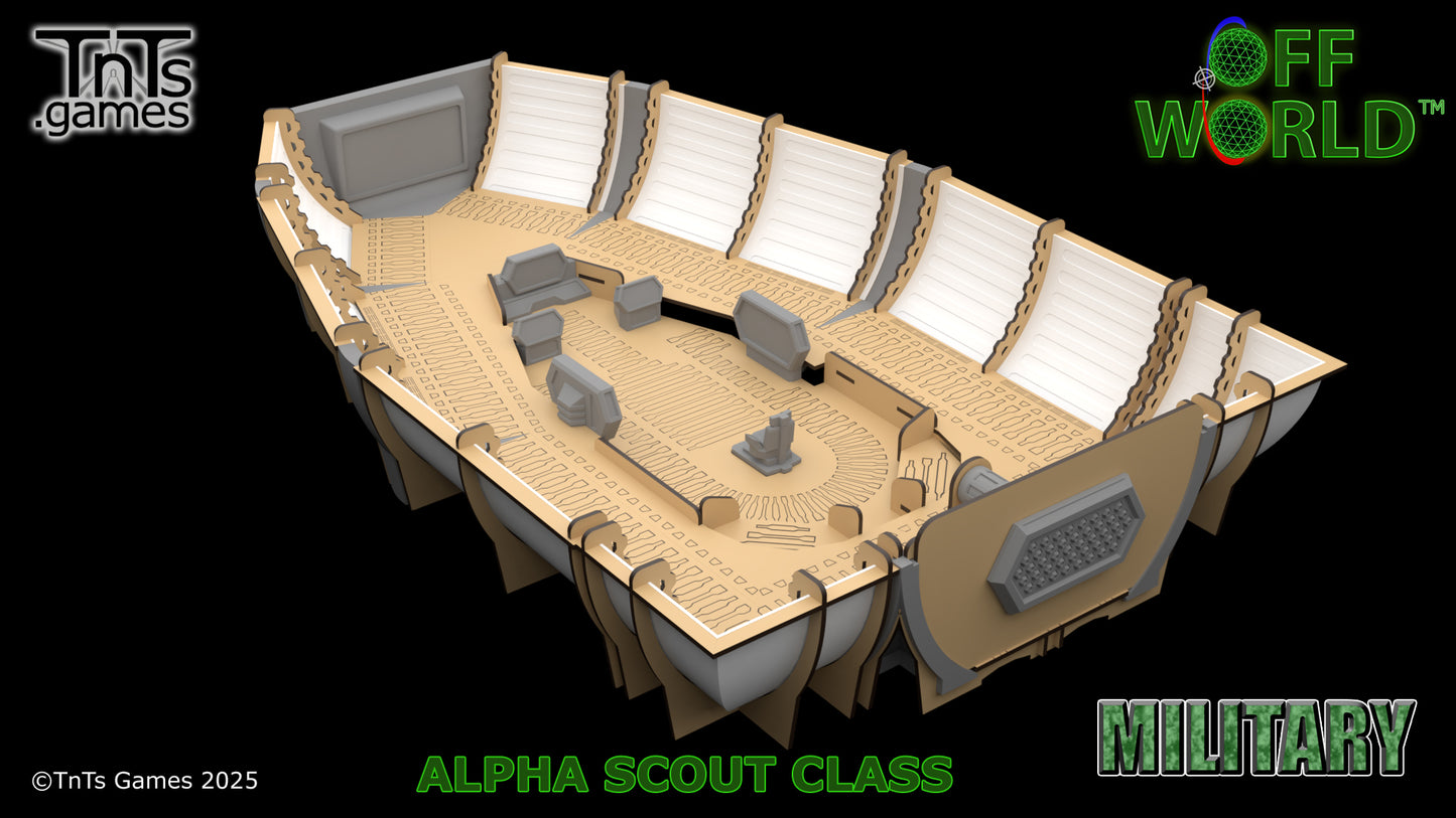 Alpha Scout Starship - Military