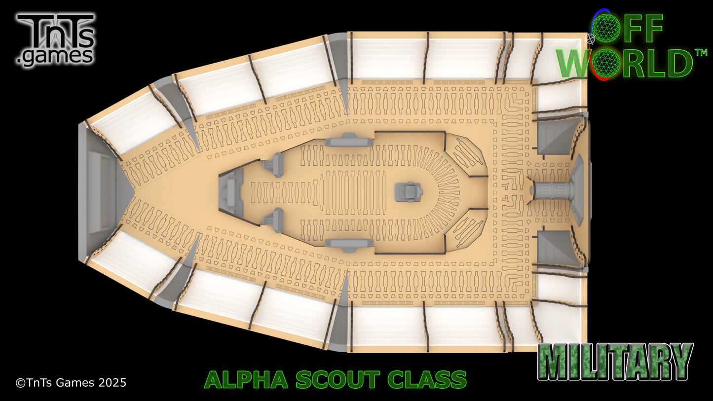 Alpha Scout Starship - Military