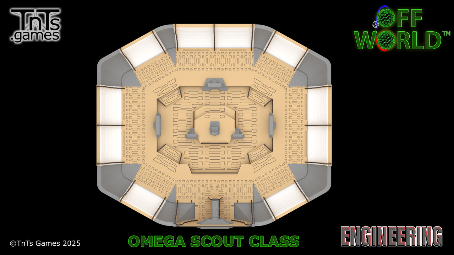Omega Scout Starship - Military