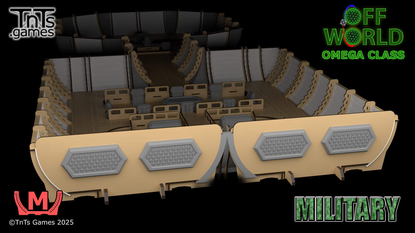 Omega Cruiser Starship - Military
