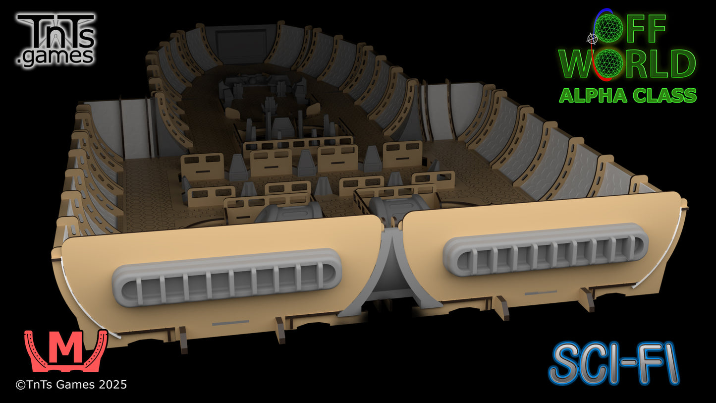 Alpha Cruiser Starship - Sci-Fi