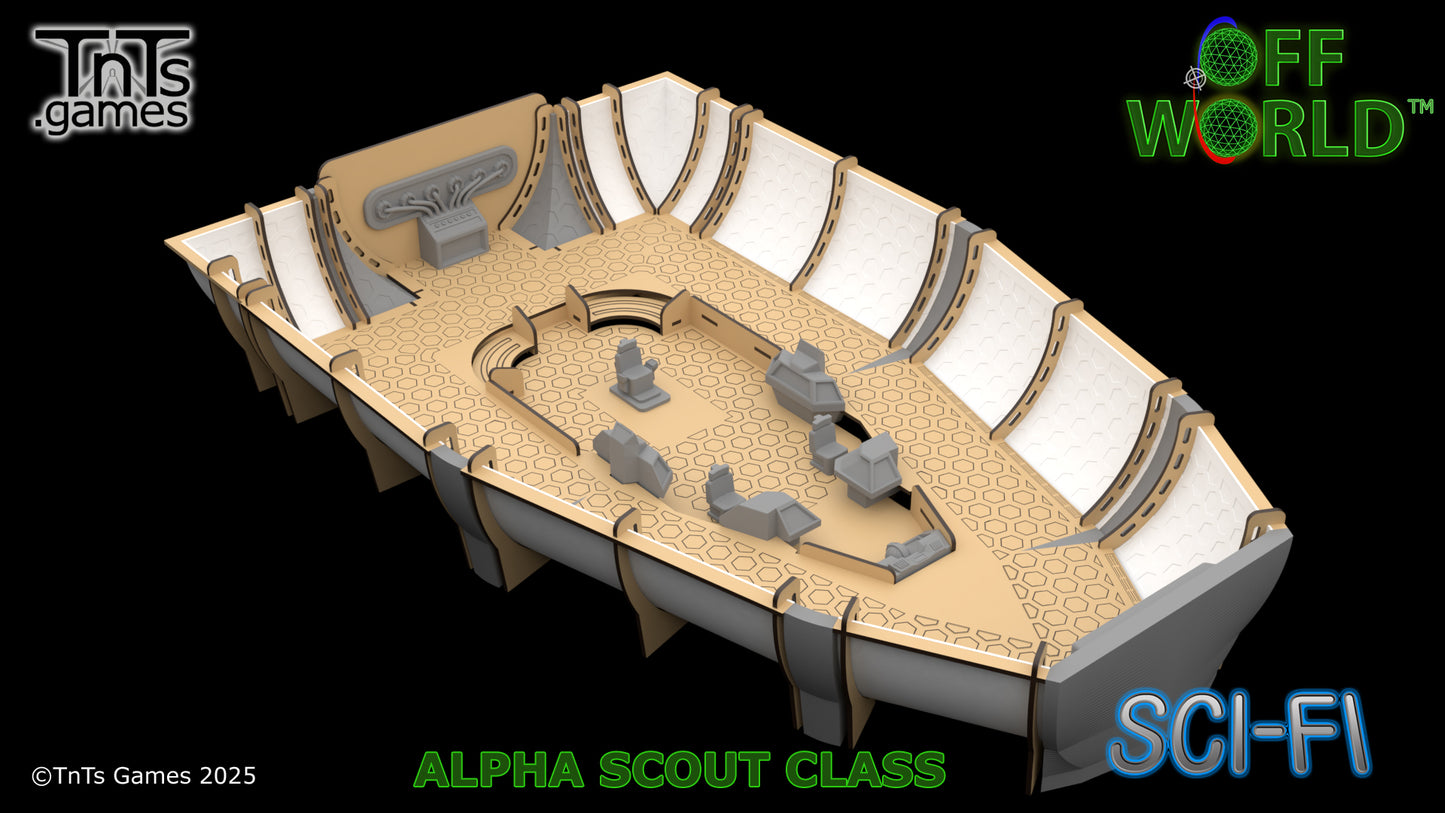 Alpha Scout Starship - Sci-Fi