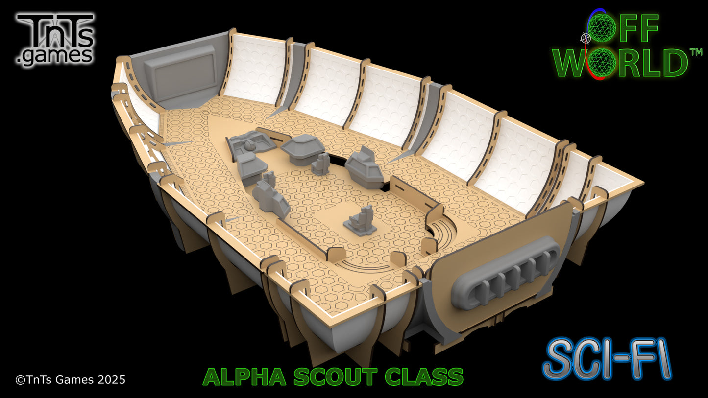 Alpha Scout Starship - Sci-Fi