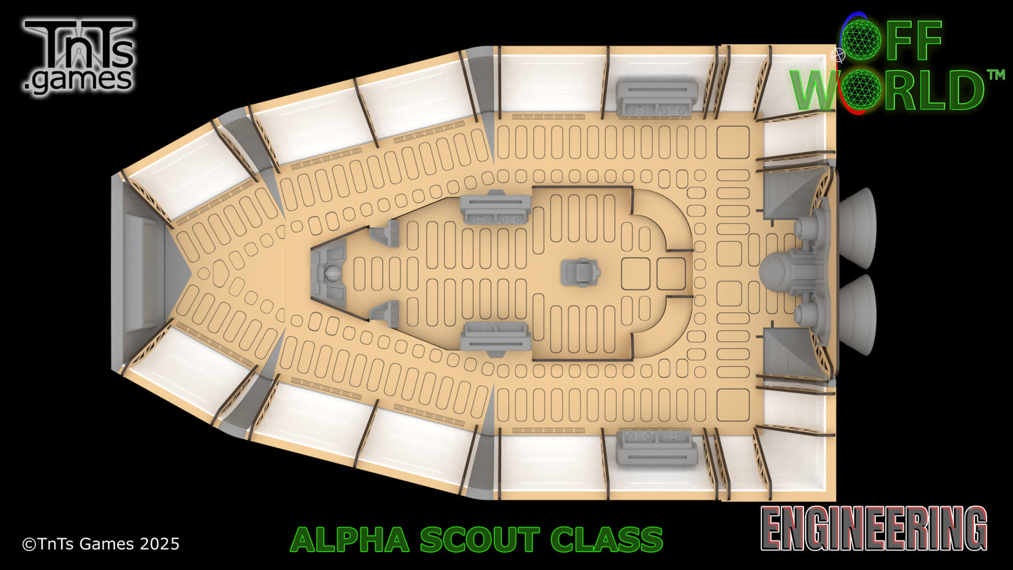 Alpha Scout Starship - Engineering
