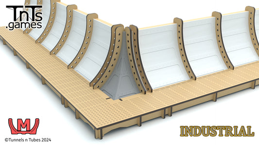 Industrial Medium Curved Tunnel Corners