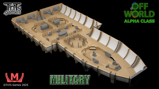 Alpha Cruiser Starship - Military