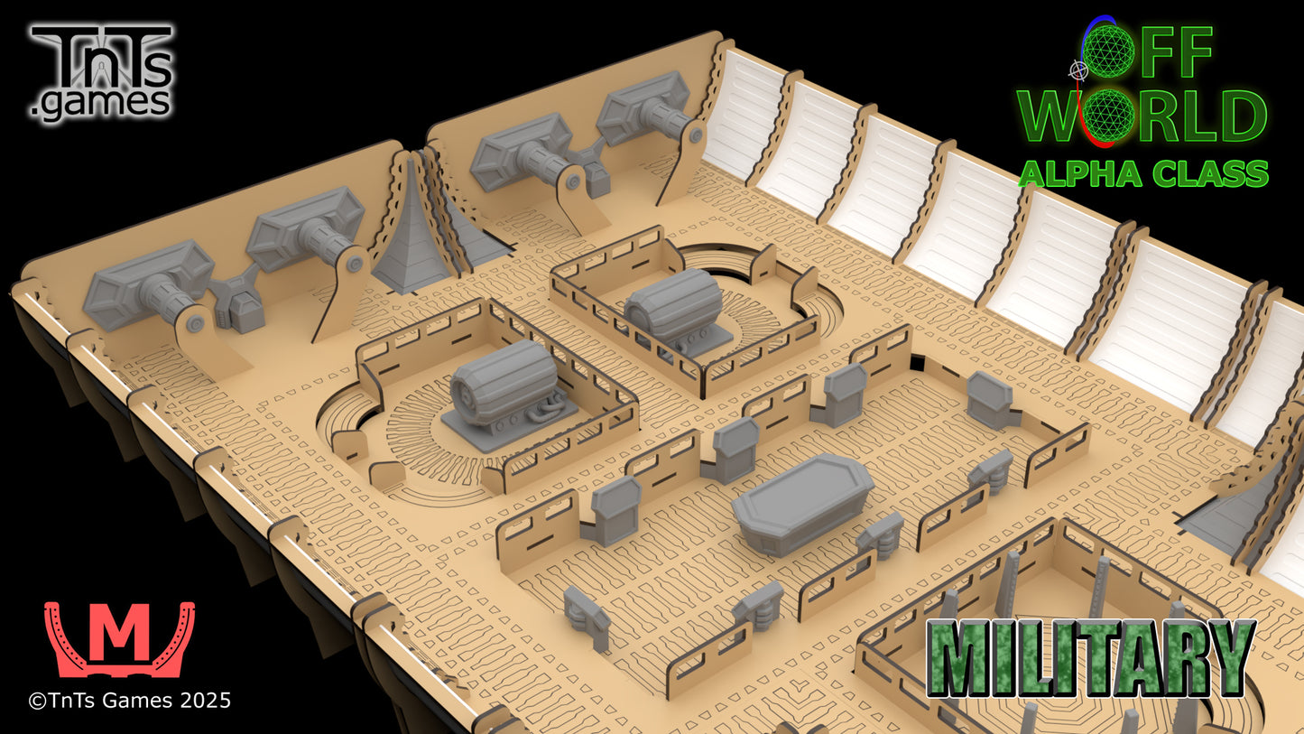 Alpha Cruiser Starship - Military