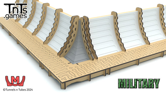 Military Medium Curved Tunnel Corners