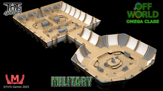 Omega Cruiser Starship - Military