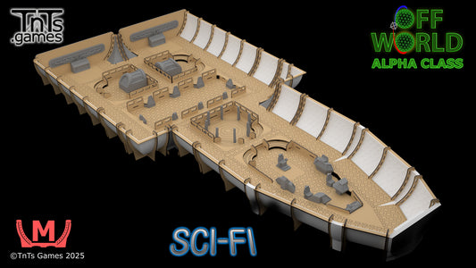 Alpha Cruiser Starship - Sci-Fi
