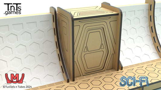 Sci-Fi Mid Tunnel Door