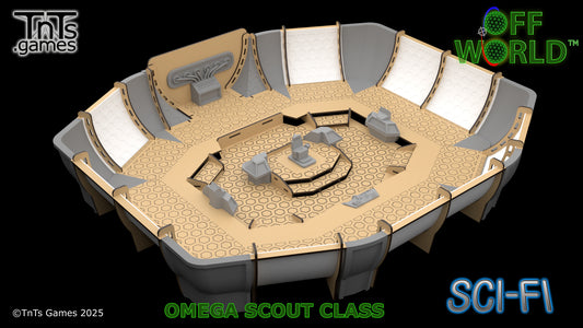 Omega Scout Starship - Sci-Fi